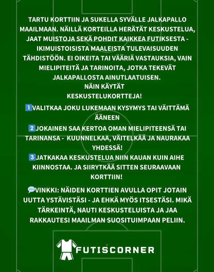 FUTISCORNER: 100 FRÅGOR OCH VERB SPELKORT (DIGITAL VERSION)