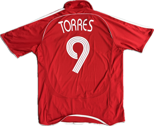 Liverpool 2006/08 Kotipaita - #9 Torres - (XXL) - 10/10
