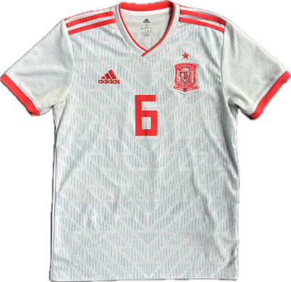 Espanja 2018/19 Vieraspaita- #6 A.Iniesta - (S) - 10/10