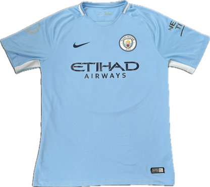 Manchester City 2017/18 Kotipaita - #19 Sane - (L) - 7/10