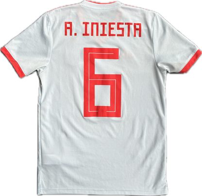 Espanja 2018/19 Vieraspaita- #6 A.Iniesta - (S) - 10/10