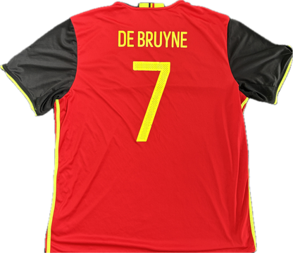 Belgia 2016/17 Kotipaita - #7 De Bruyne - (XXL) - 7/10
