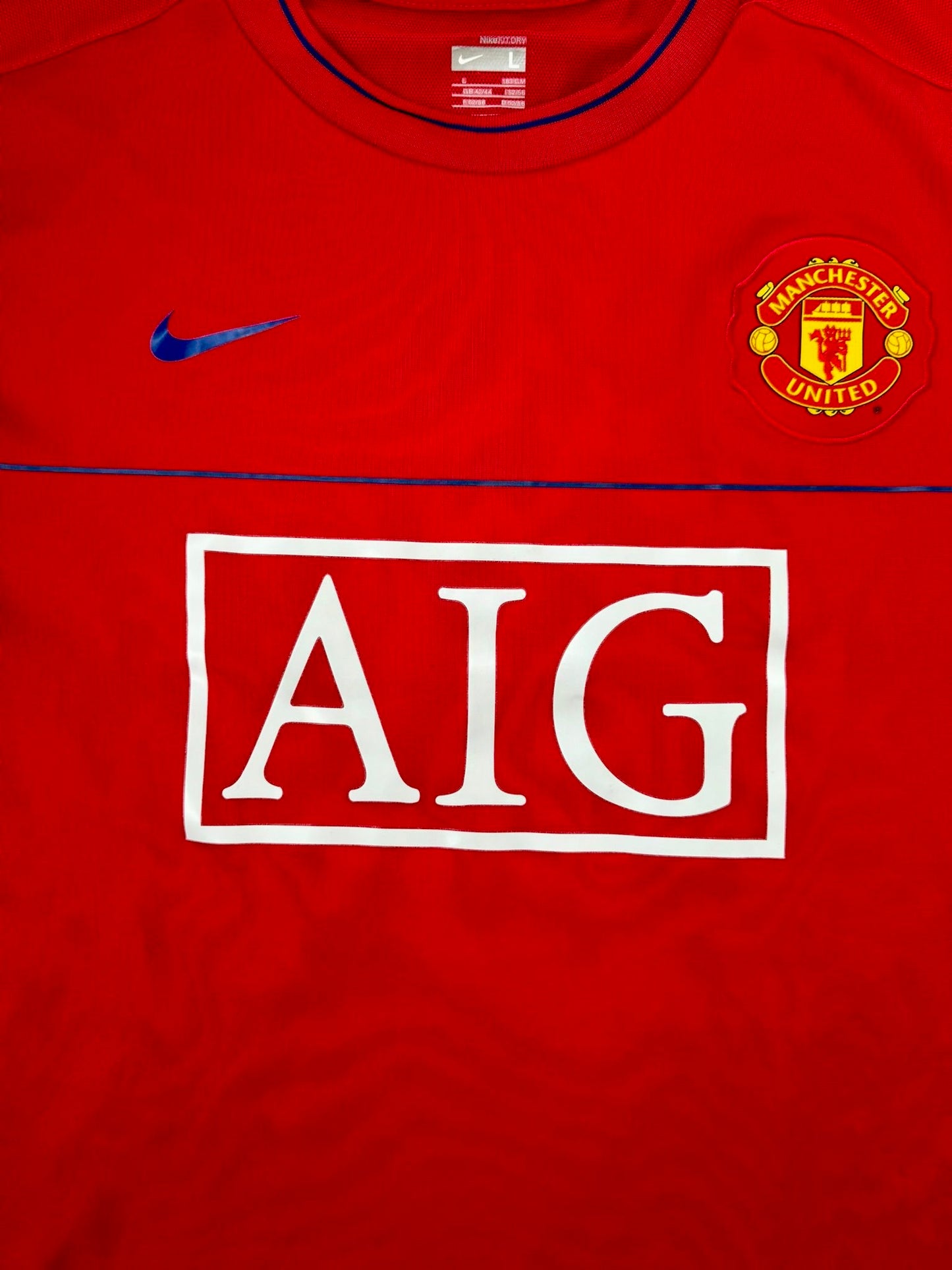 Manchester United 2007/08 Treenipaita  - (L) - 10/10
