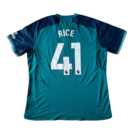 Arsenal 2023/24 3. Paita - #41 Rice - (XL) - 9/10